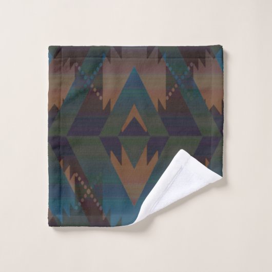 Zuidwest Tribal Pattern Bad Handdoek (Wasdoekje)