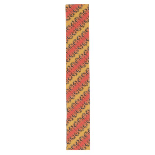 Zuidwest Tribal Pattern Kokopelli Design Lange Tafelloper (Voorkant)