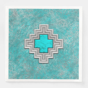 Zuidwest Turquoise Servetten