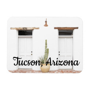 Zuidwest witte ingang Tucson, Arizona ansichtkaart Magneet