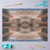 Zuidwest-woestijnmozaïekachtergrond ontkoppeling tissuepapier (Craft)