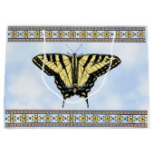 Zuidwest Yellow Swallowtail Butterfly Blue Sky Groot Cadeauzakje (Voorkant)