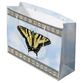 Zuidwest Yellow Swallowtail Butterfly Blue Sky Groot Cadeauzakje (Achterkant Gekanteld)
