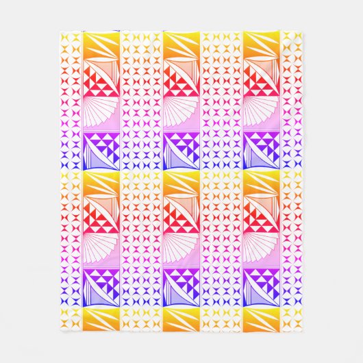 Zuidwest-zonsopgang bij Rainbow Fleece Blanket (Voorkant)