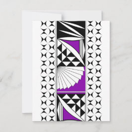 Zuidwest-zonsopgang in het Paars Notitiekaartje