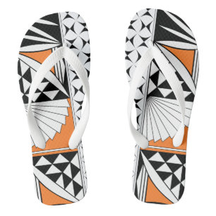 Zuidwest-zonsopgang in Sinaasappel Teenslippers