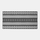 Zuidwest zwart-wit geometrisch patroon bureaumat (Voorkant)