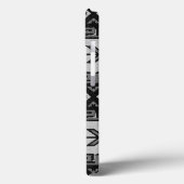 Zuidwest zwart-wit tribal Aztec patroon Case-Mate iPhone Case (Achterkant / Links)