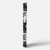 Zuidwest zwart-wit tribal Aztec patroon Case-Mate iPhone Case (Achterkant / Rechts)