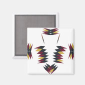 Zuidwestelijk inheems kunstpatroon magneet (Voorkant / Achterkant)