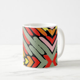 Zuidwestelijk Meerkleurig Patroon Koffiemok