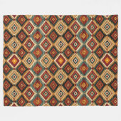 zuidwestelijk patroon fleece deken (Voorkant (Horizontaal))