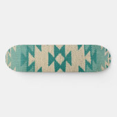 Zuidwestelijk Skateboard Deck, Navajo Blauwgroen (Horizontaal)