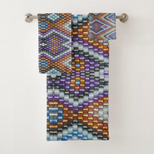Zuidwestelijke Bead Art Bad Handdoek