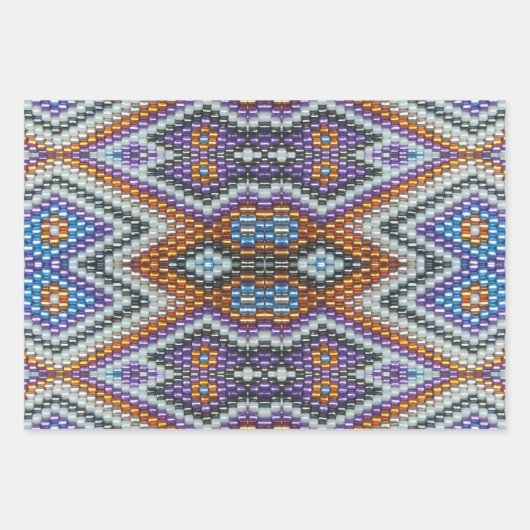Zuidwestelijke Bead Art Inpakpapier Vel (Voorkant 2)