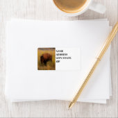 'Zuidwestelijke Buffel van de Parrie' Etiket (Insitu)