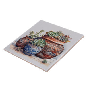 Zuidwestelijke Cactus en vetplanten Tegeltje