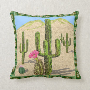 zuidwestelijke cactus kussen