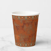 Zuidwestelijke Canyons Petroglyphs Ontwerp Papieren Bekers (Voorkant)