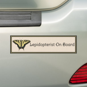 Zuidwestelijke gele zandstaartvlinder bumpersticker