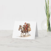 Zuidwestelijke kerstkaart kaart (Voorkant)