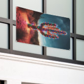 Zuidwestelijke kerstwoestijncactus spandoek (Buitenkant Gebouw)