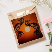 Zuidwestelijke Kokopelli Keepsake Bedankzakje (Gezegeld)