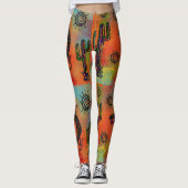 Zuidwestelijke Kunst Leggings (Voorkant)