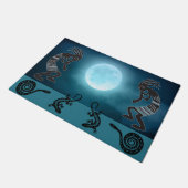 Zuidwestelijke Maan Zon Kokopelli Doormat Deurmat (Schuin)