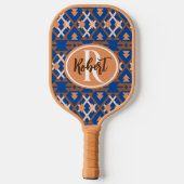 Zuidwestelijke Oasis Aztec geometrisch Pickleball Paddle (Achterkant)