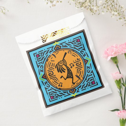 Zuidwestelijke Partij Kokopelli Bedankzakje (Gezegeld)