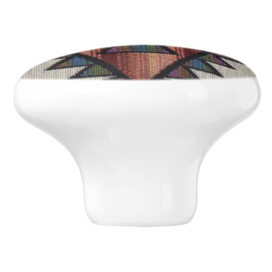 Zuidwestelijke patroon keramische knop (Zijkant)