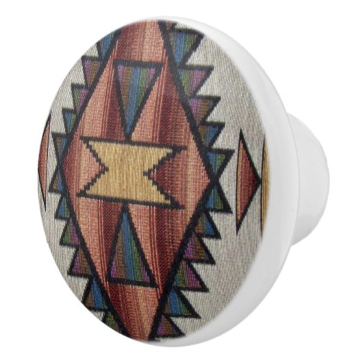 Zuidwestelijke patroon keramische knop (Rechts)