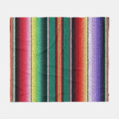 Zuidwestelijke Patroon leuk fleece deken (Voorkant (Horizontaal))