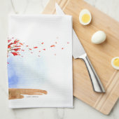 Zuidwestelijke pot met wilde penselen van Indische Theedoek (Quarter Fold)