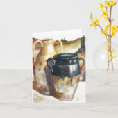 Zuidwestelijke Pottery Note Kaart (Gele Bloem)