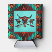 Zuidwestelijke schedel en pijlen Koelbox Blikjeskoeler (Voorkant)