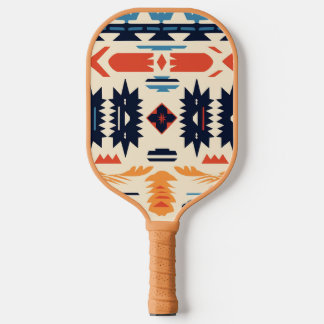 Zuidwestelijke Stam- Azteekse Geometrische Boho Pickleball Paddle