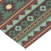 Zuidwestelijke stam groen bruin korte tafelloper (Hoek)