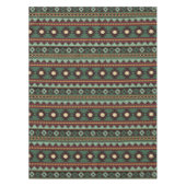 Zuidwestelijke stam groen bruin tafelkleed (Voorkant)