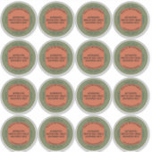 Zuidwestelijke stijl aangepaste blikken labelset v sticker (Voorkant)