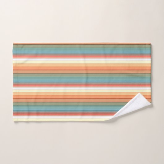 Zuidwestelijke strepen gedempte kleur bad handdoek (Handdoek)