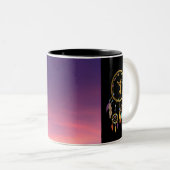 Zuidwestelijke Sunset Kokopelli Dreamcatcher Mok (Voorkant rechts)