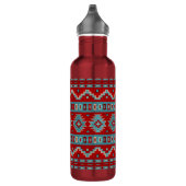 Zuidwestelijke Tafelland Turquoise & Rood Waterfles (Rechts)