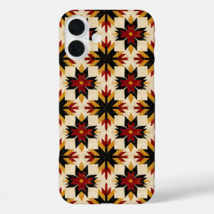 Zuidwestelijke tegelpatroon iPhone 16 Plus Hoesje