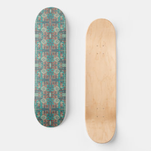 Zuidwestelijke Tribal Geometrische vormen Abstract Skateboard