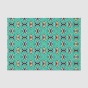 Zuidwestelijke Tropische Boho Chique Geode Patroon Tissuepapier