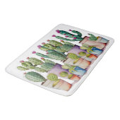 Zuidwestelijke waterverf cactus succulenten in pot badmat (Gekanteld)