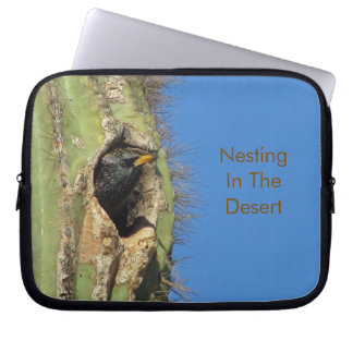 Zuidwestelijke Wilde Dieren Woestijn Vogel Nestele Laptop Sleeve