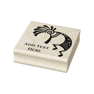 Zuidwestelijke Woestijn Arizona Kokopelli Rubberstempel